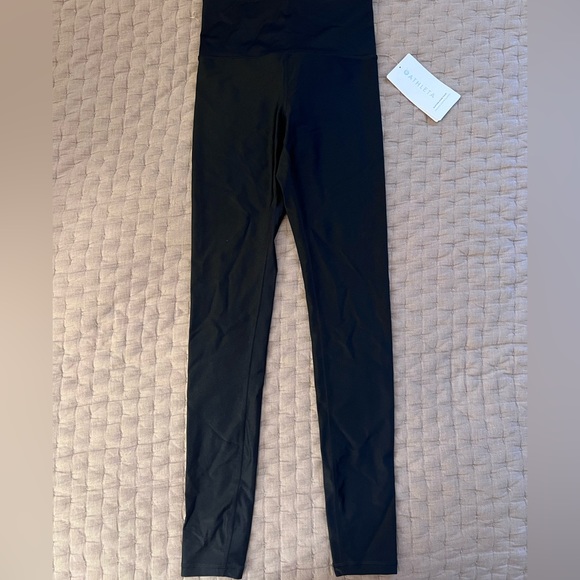 Shiny Black Leggings - Picture 1 of 3